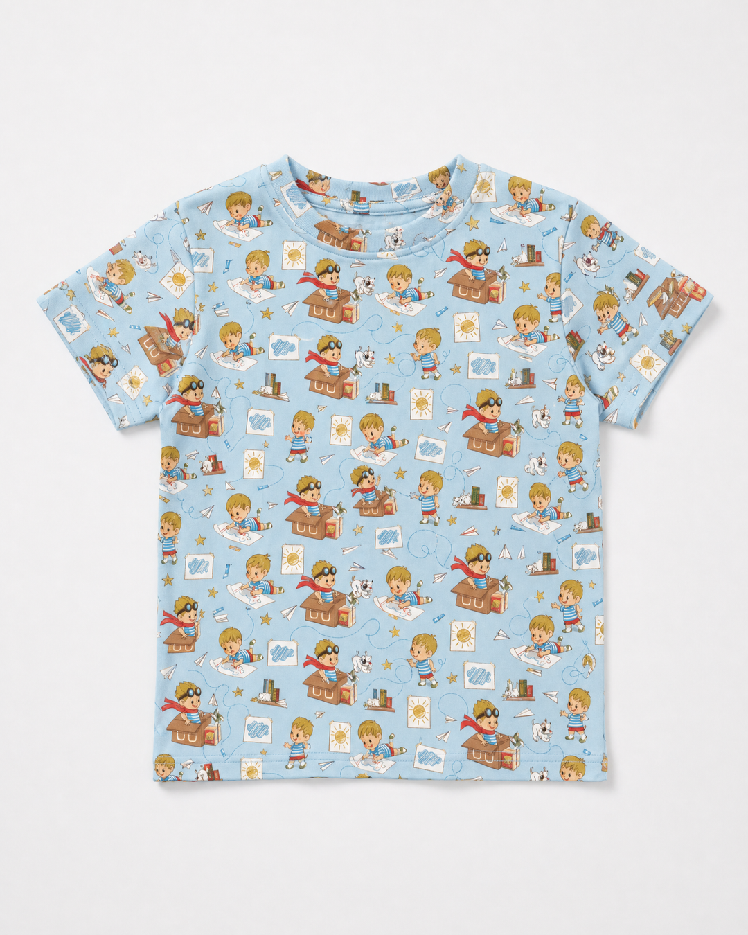 Tiny Explorer Tales Bamboo Crewneck T-Shirt