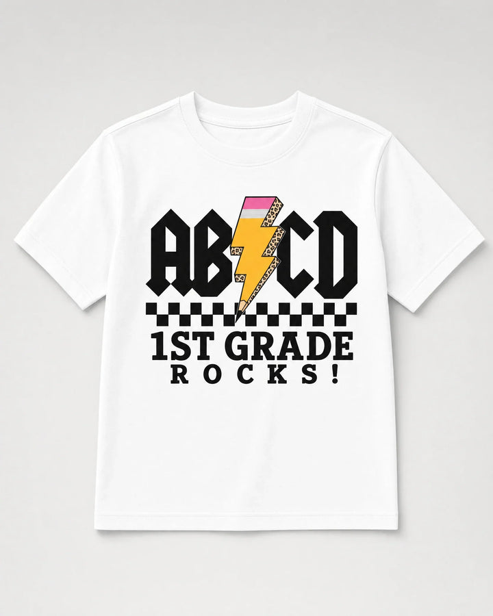 Alphabet ABCD Bamboo Crewneck T-Shirt