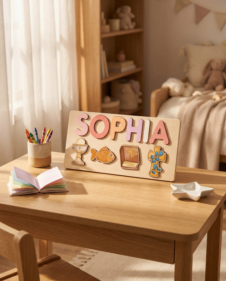Personalized Faith Wooden Puzzle
