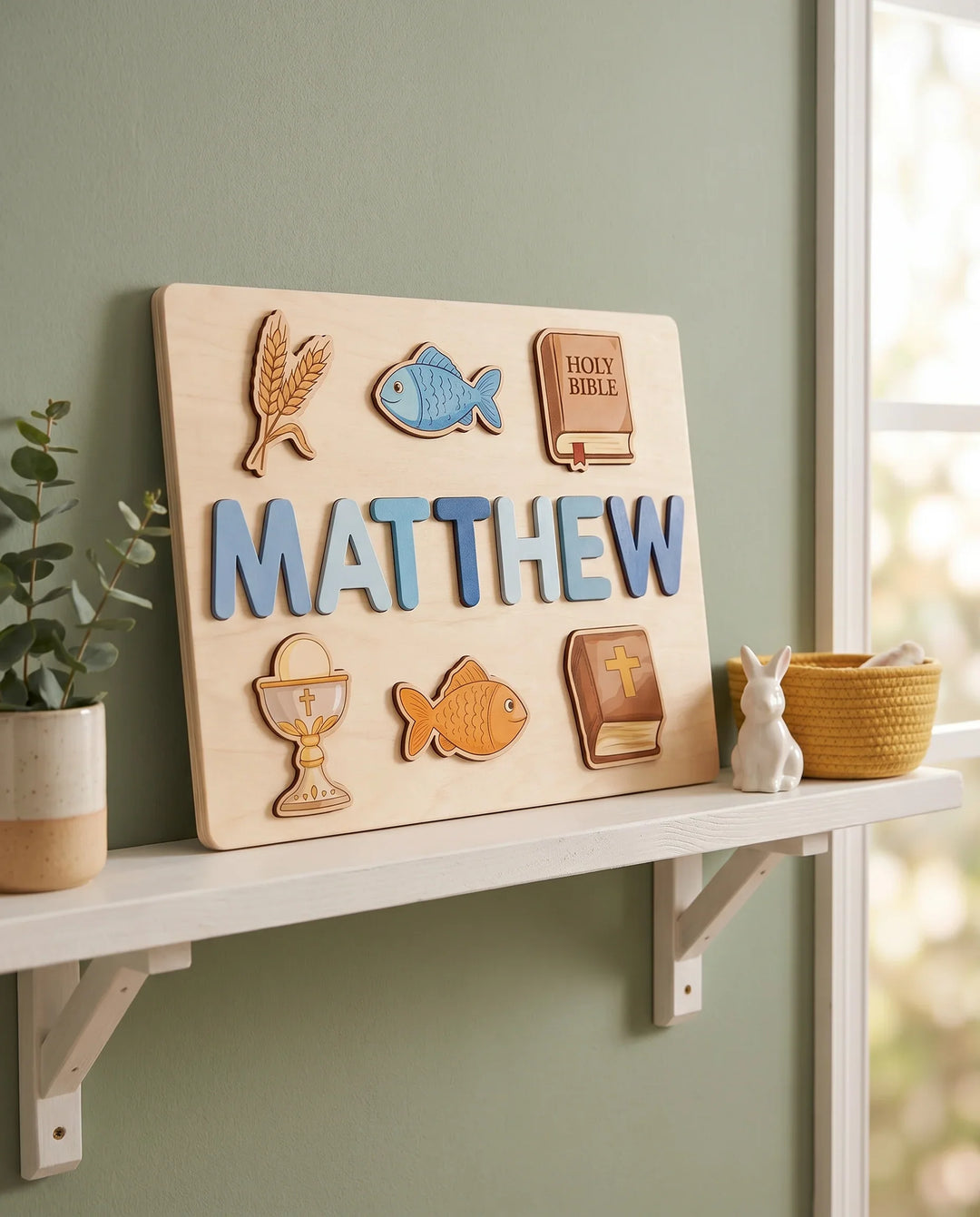 Personalized Faith Wooden Puzzle