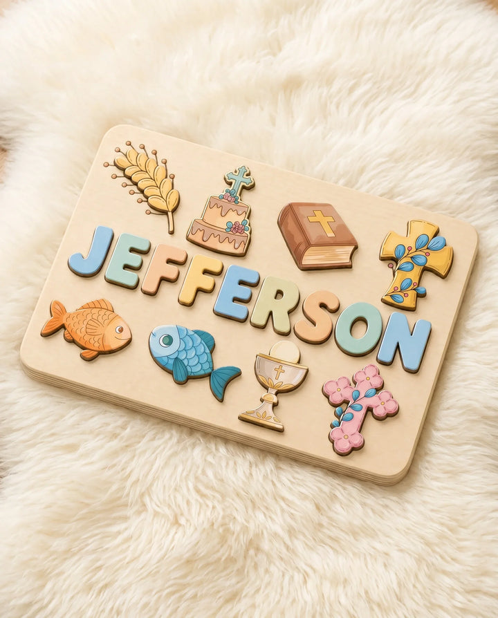 Personalized Faith Wooden Puzzle