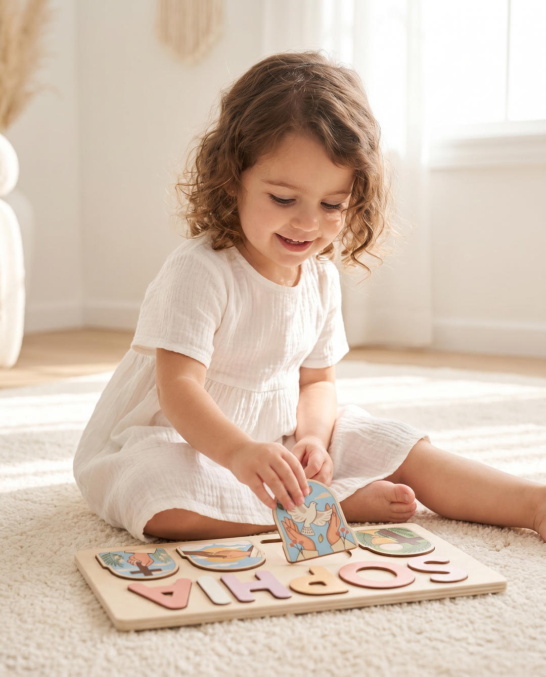 Personalized Jesus & Faith Wooden Puzzle