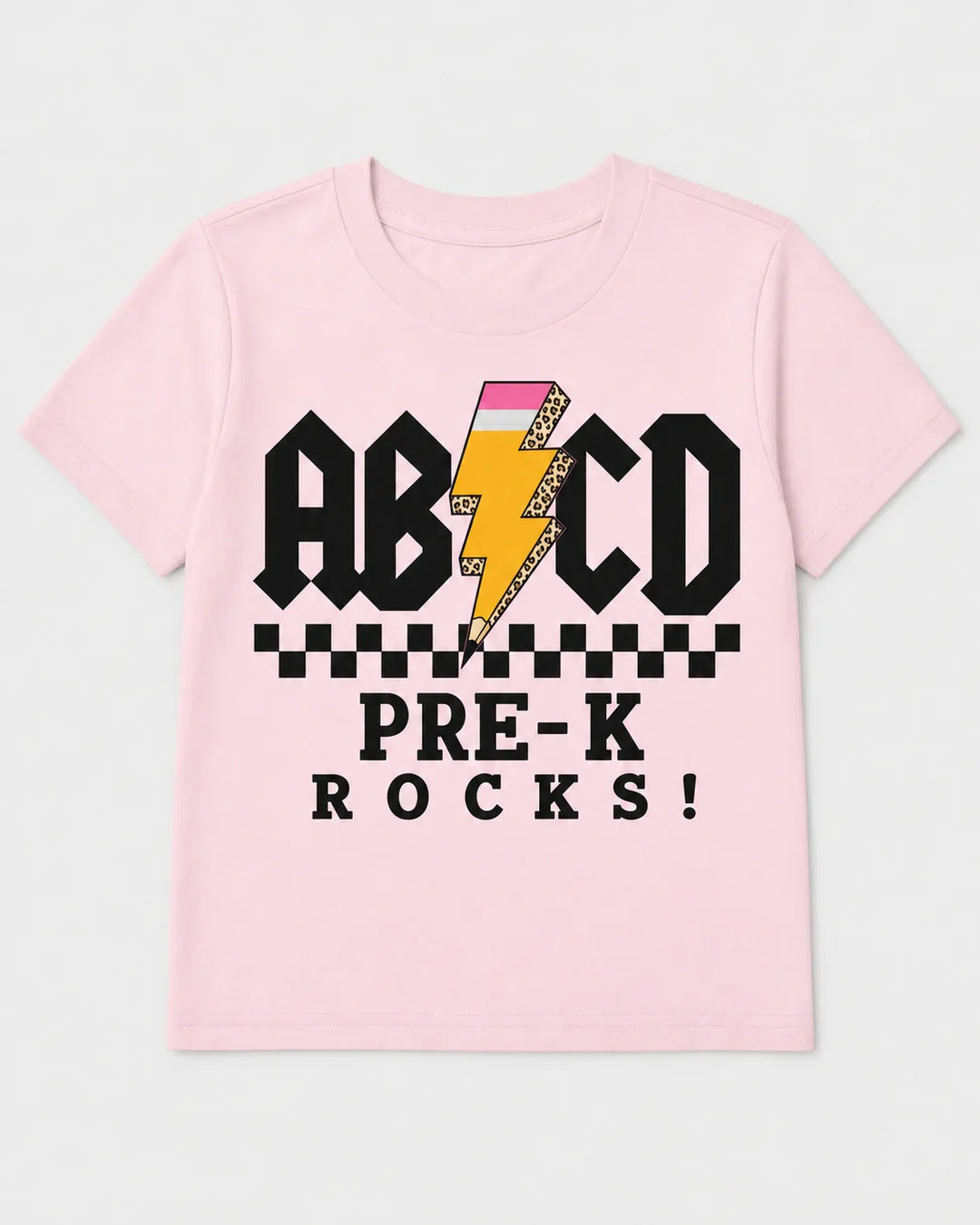 Alphabet ABCD Bamboo Crewneck T-Shirt