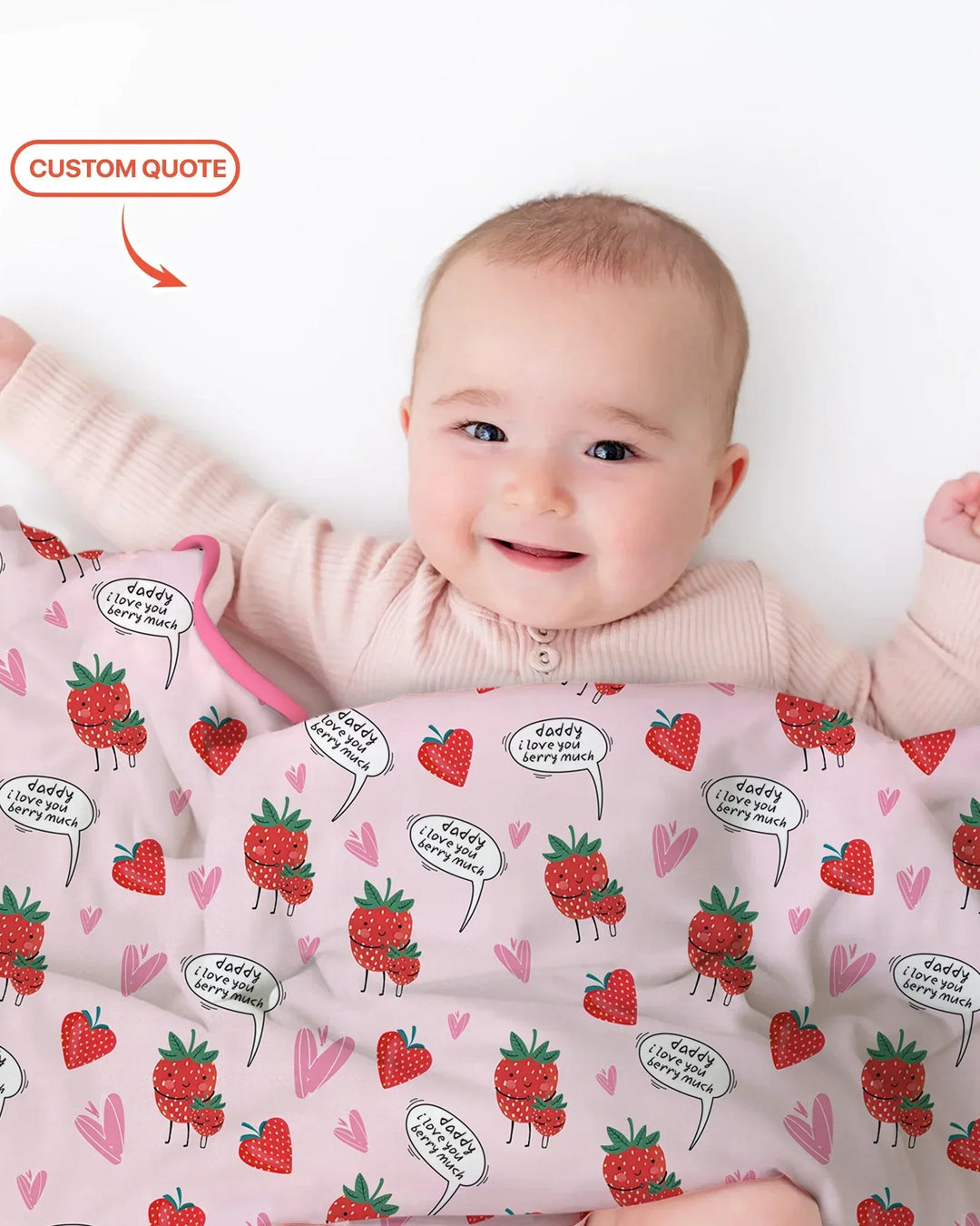 I love you berry much Bamboo Blanket