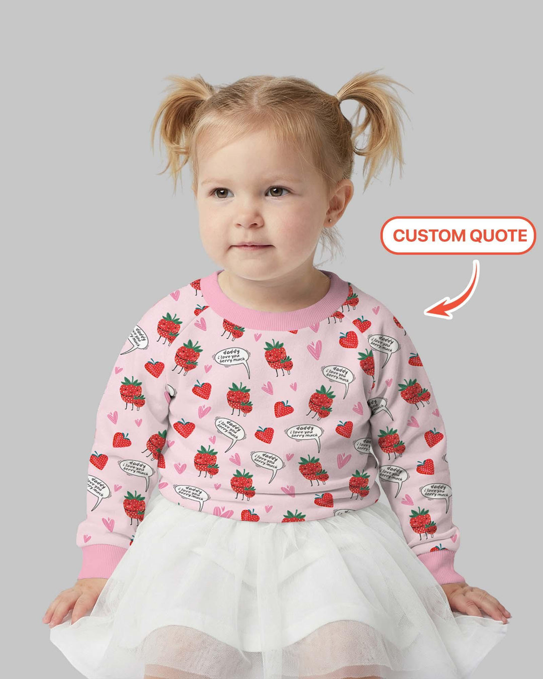I love you berry much Bamboo Crewneck Sweatshirt