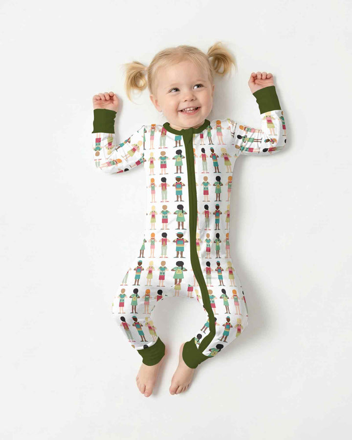 Little Friends Everywhere  Bamboo Convertible Zippy