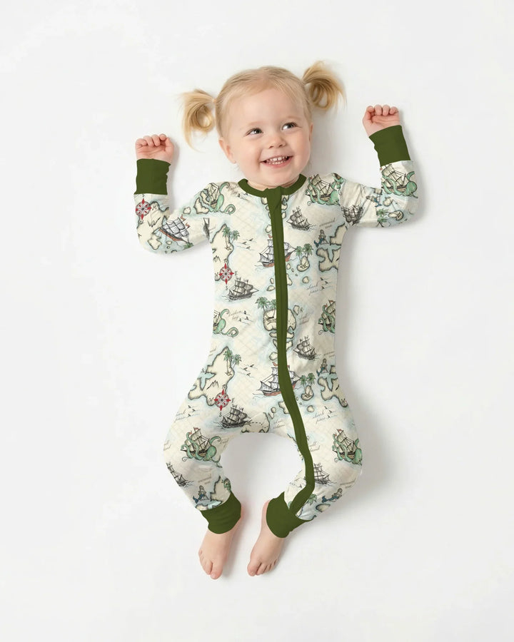 Pirate Treasure Map Quest  Bamboo Convertible Zippy