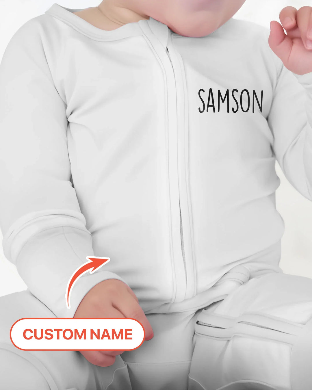 Custom Name Thanks For Wiping My Bum Bamboo Convertible Zippy