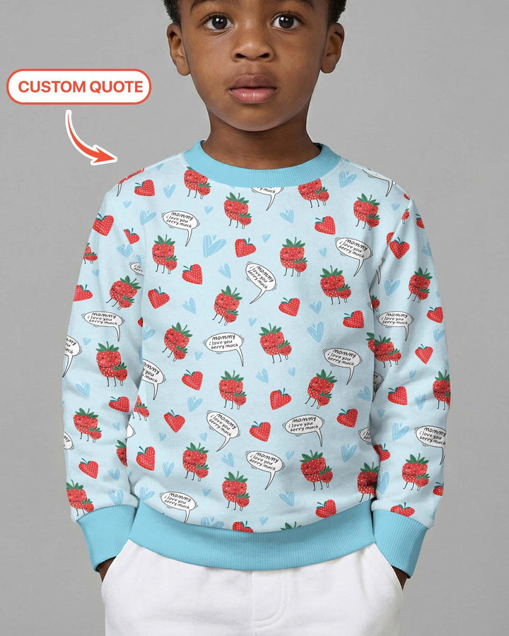 I love you berry much Bamboo Crewneck Sweatshirt