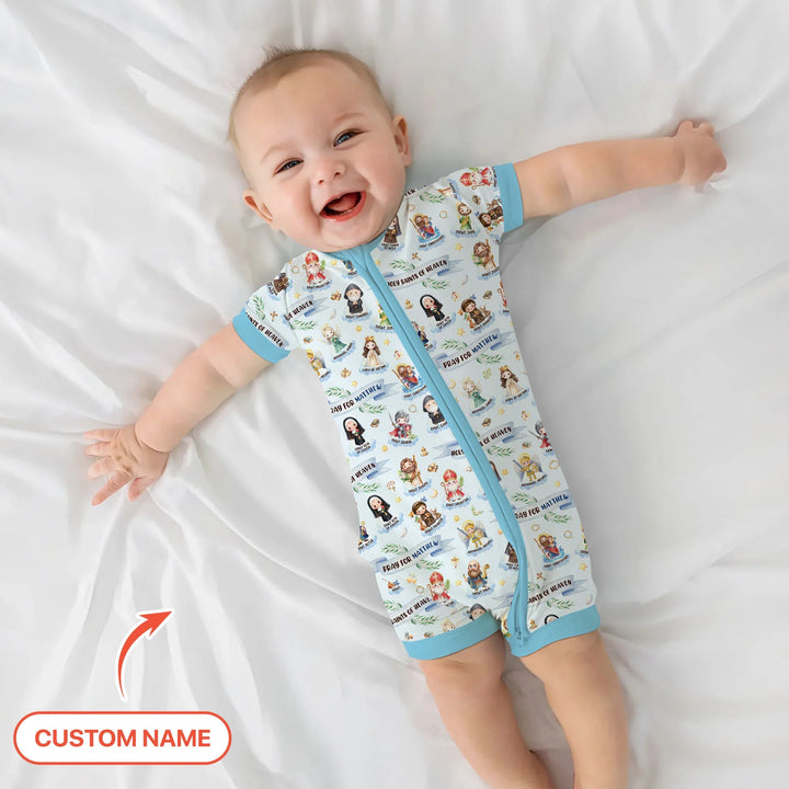 Holy Saints of Heaven Custom Name Bamboo Shorty Zippy