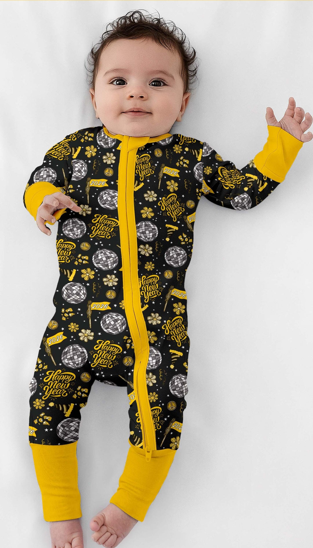 Disco New Years Eve Bamboo Convertible Zippy