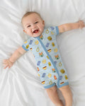 Ramadan Mubarak Family Matching Bamboo Shorty Zippy