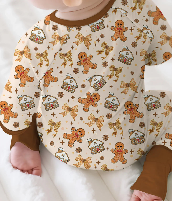 Brushstroke Gingerbread Convertible Zippy , Brushstroke Gingerbread Convertible Zippy - 0-3M