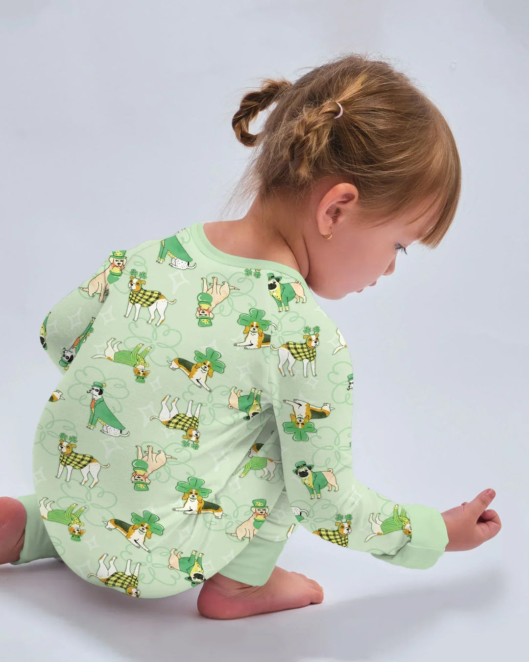 St. Patrick's Day Puppies Bamboo Convertible Zippy