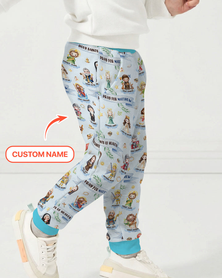 Holy Saints of Heaven Custom Name Bamboo Jogger