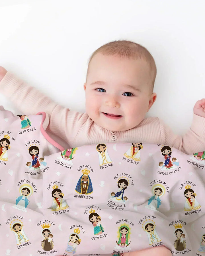 Little Marian Blessings Bamboo Blanket