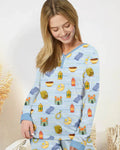 Ramadan Mubarak Family Matching Bamboo Women Pajama Set