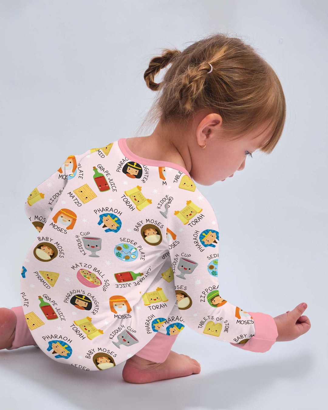 Cute Passover Characters Bamboo Convertible Zippy
