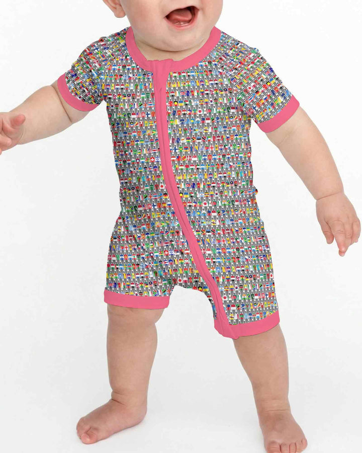 Around The World Bamboo Shorty Zippy