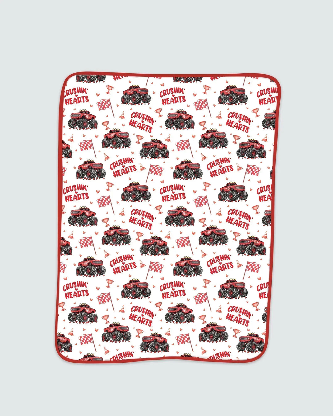 Crushin Hearts Bamboo Blanket