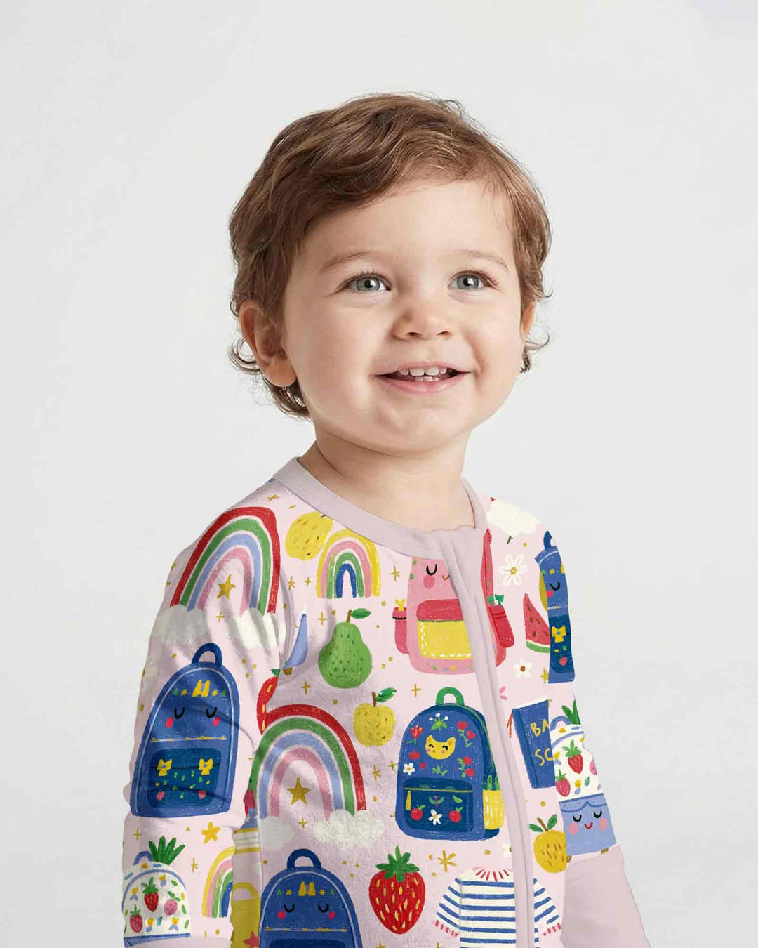 Sweet Rainbow School Adventure Bamboo Convertible Zippy