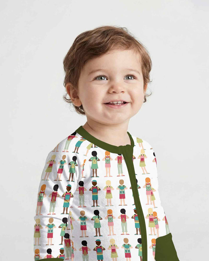 Little Friends Everywhere  Bamboo Convertible Zippy