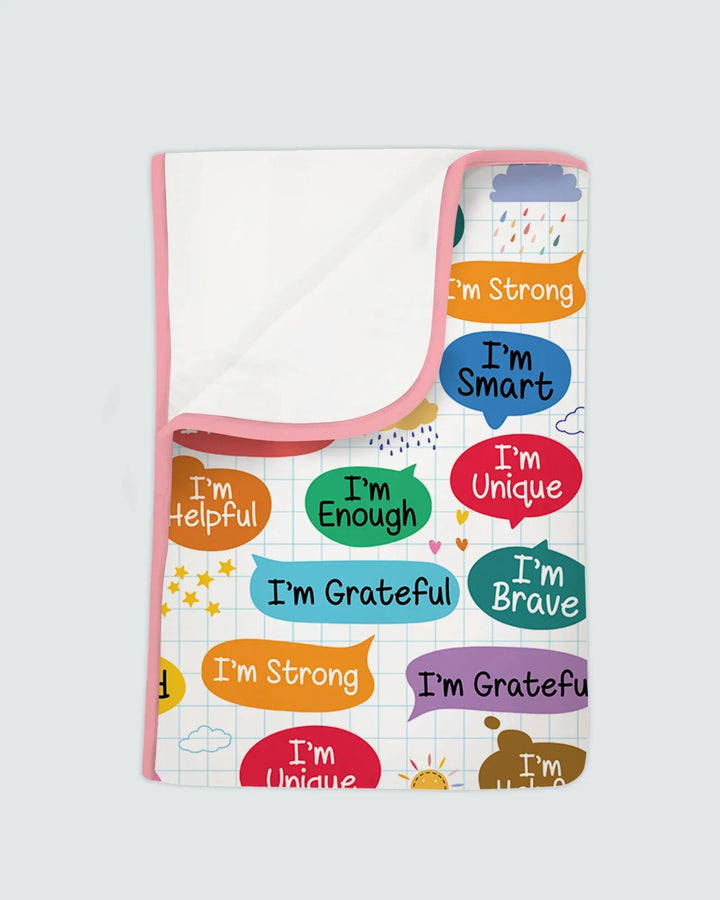 Personalized I'm Kind I'm Brave Bamboo Blanket