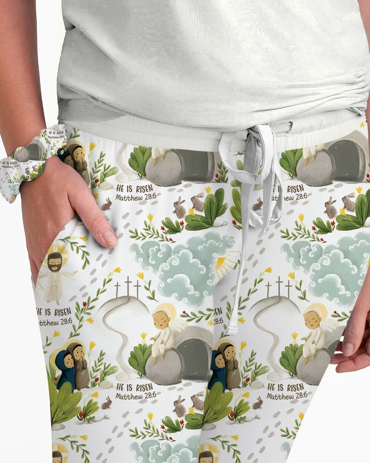 He Is Risen Bamboo Women Pajama Set