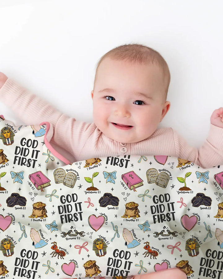 God Did It First Bamboo Blanket