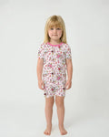 Valentine Silly Goose Bamboo Two Piece Short Sleeve Shorts Pajama Set