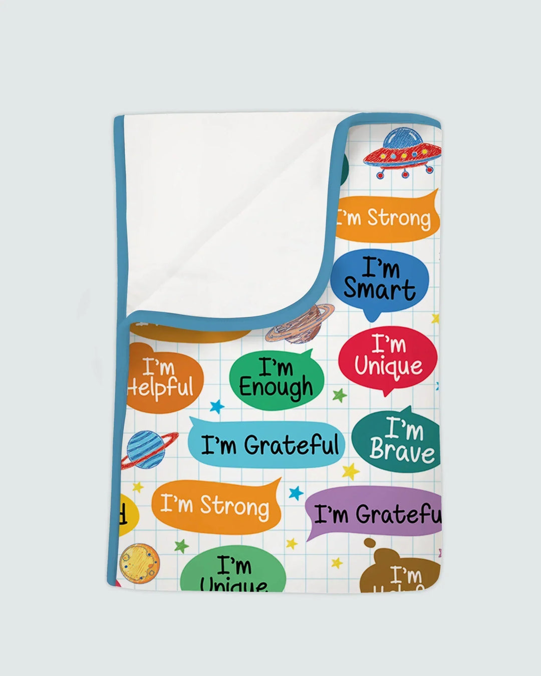 Personalized I'm Kind I'm Brave Bamboo Blanket