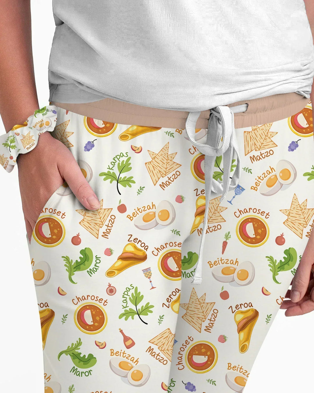 Happy Passover Family Matching Bamboo Women Pajama Set