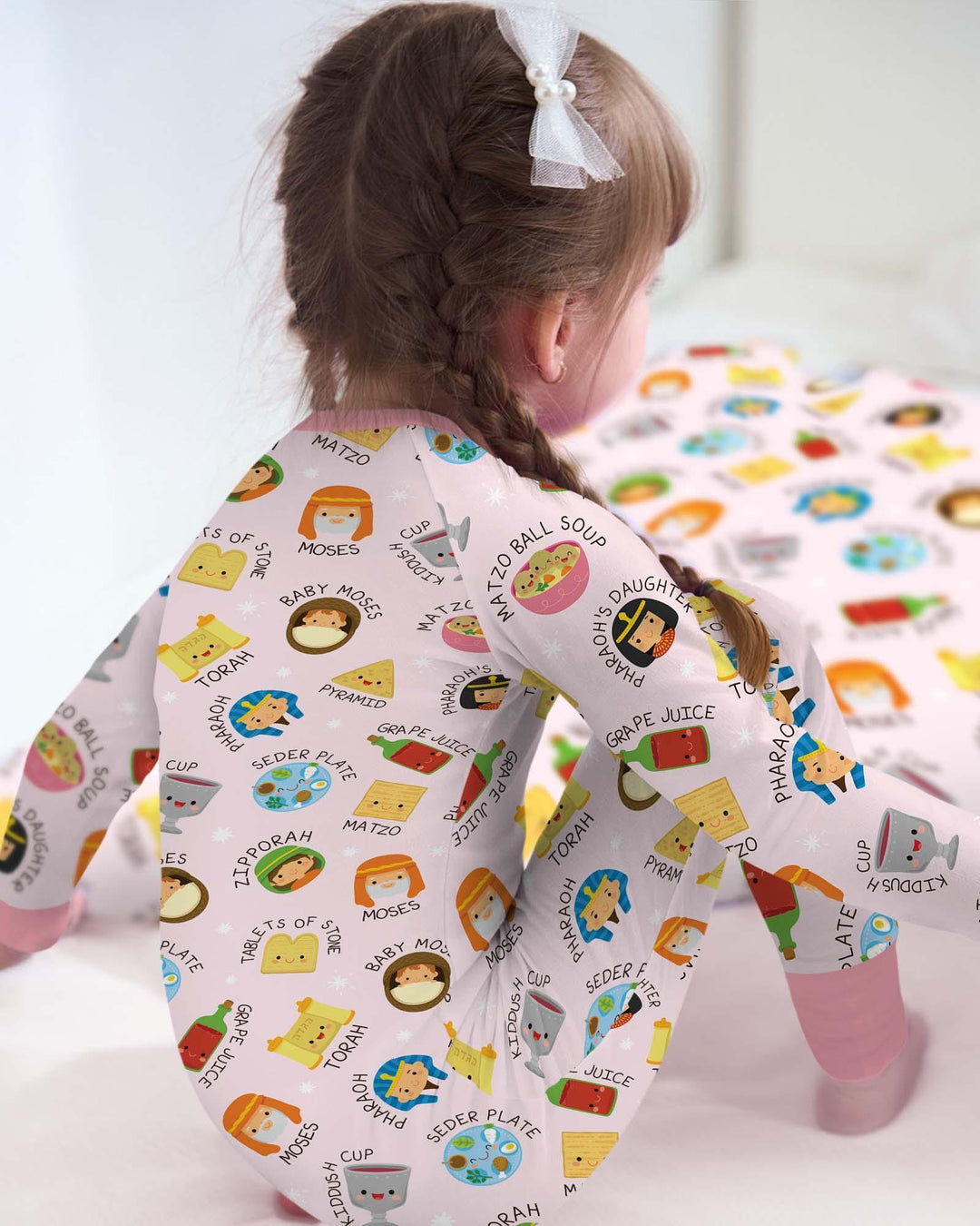 Cute Passover Characters Bamboo Convertible Zippy