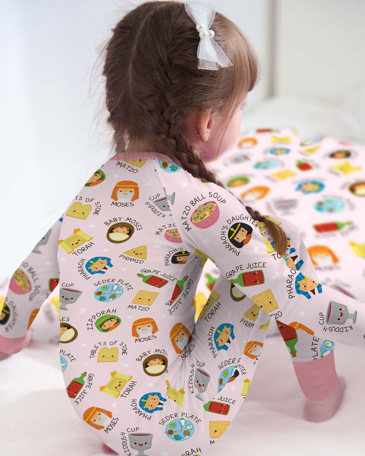 Cute Passover Characters Bamboo Convertible Zippy