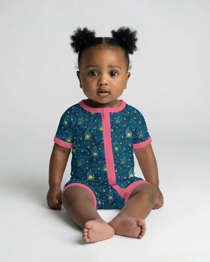 Firefly Lantern Night Bamboo Shorty Zippy