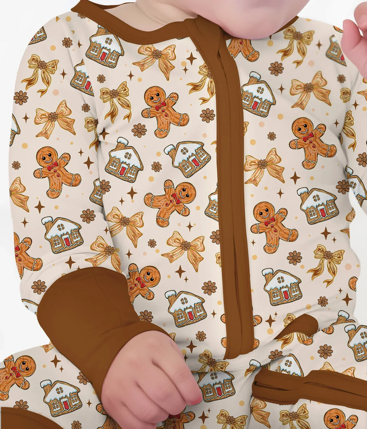 Brushstroke Gingerbread Convertible Zippy , Brushstroke Gingerbread Convertible Zippy - 0-3M