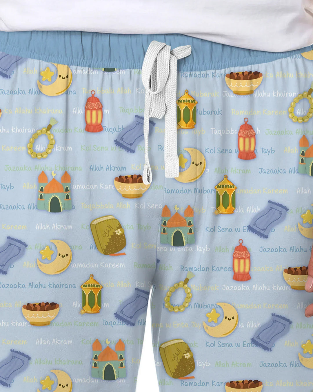 Ramadan Mubarak Family Matching Bamboo Men's Pajama Set
