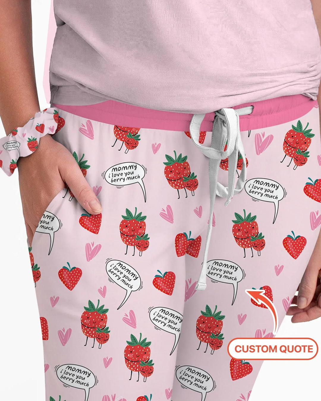 I love you berry much Bamboo Women Pajama Set