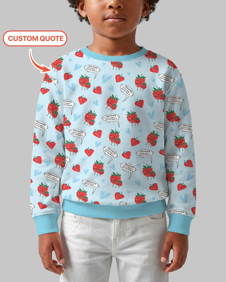 I love you berry much Bamboo Crewneck Sweatshirt
