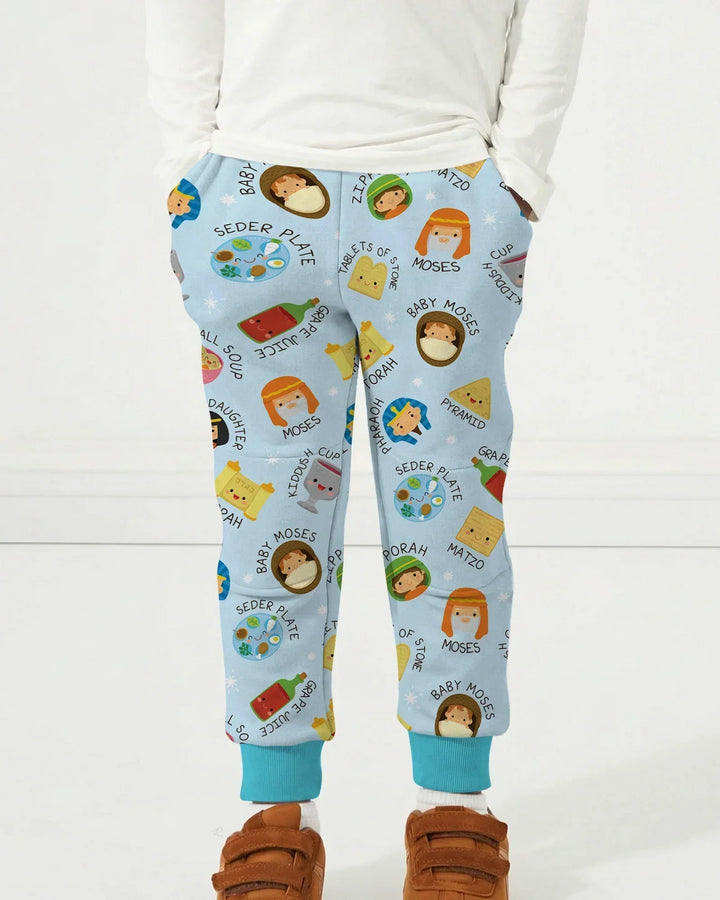 Cute Passover Characters Bamboo Jogger