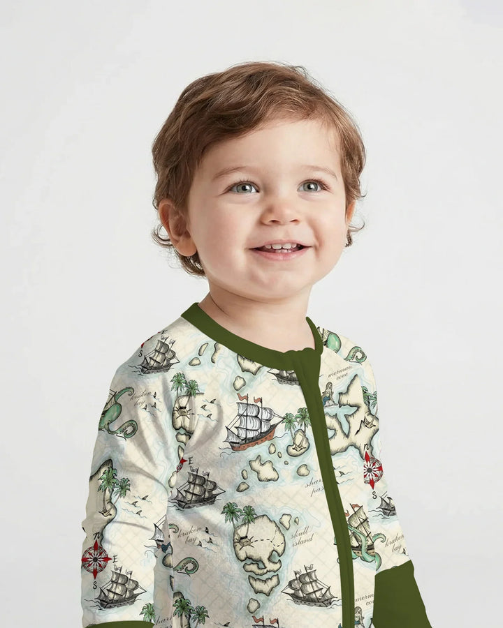Pirate Treasure Map Quest  Bamboo Convertible Zippy