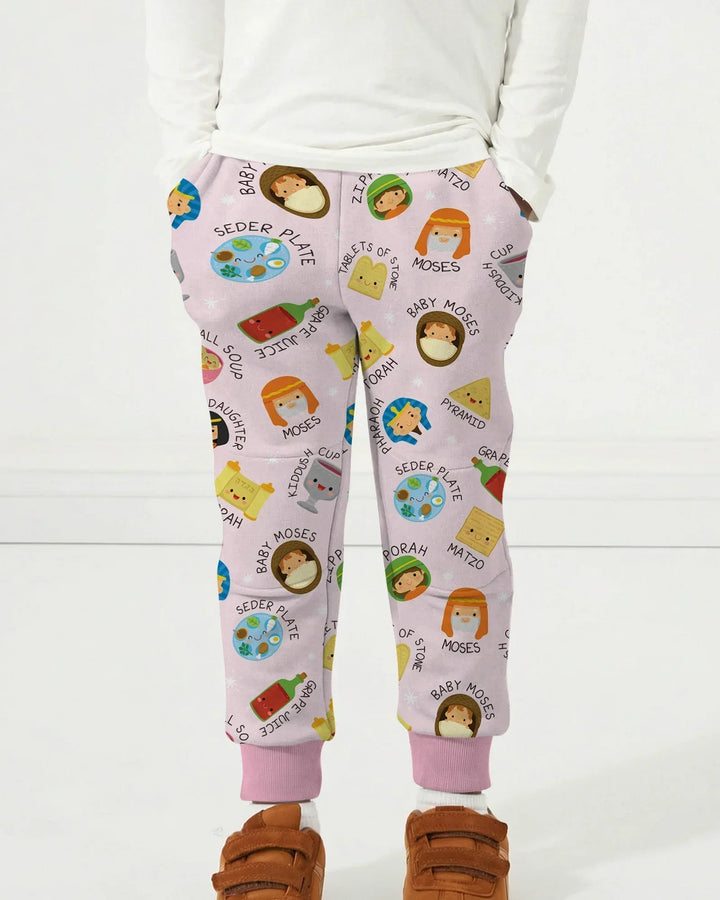 Cute Passover Characters Bamboo Jogger