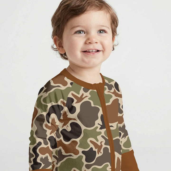 Mallard Hunting Bamboo Convertible Zippy