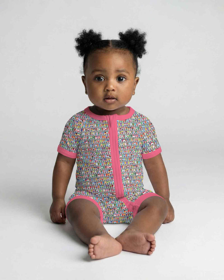 Around The World Bamboo Shorty Zippy