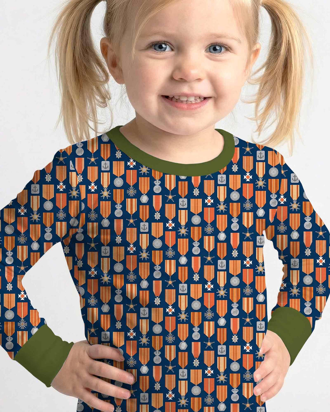Little Hero Bamboo Two Piece Long Sleeve Pajama Set