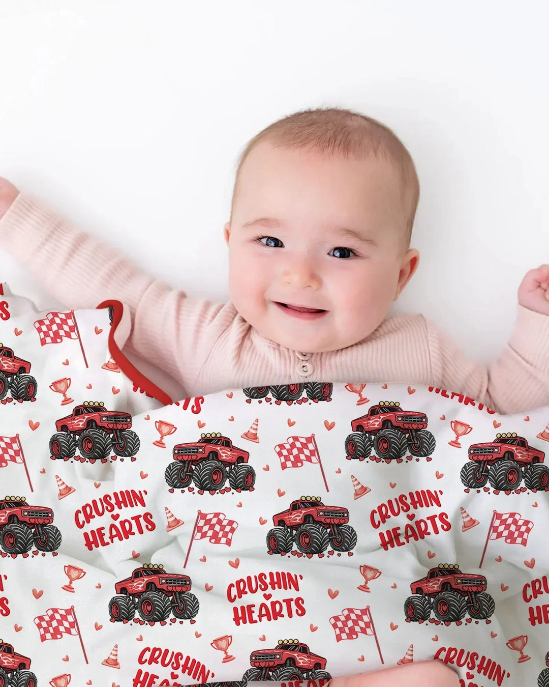 Crushin Hearts Bamboo Blanket