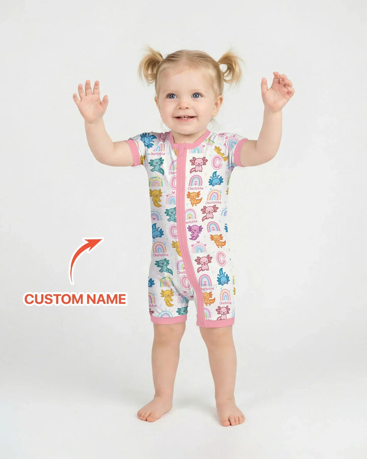 Axololt Custom Name Bamboo Shorty Zippy