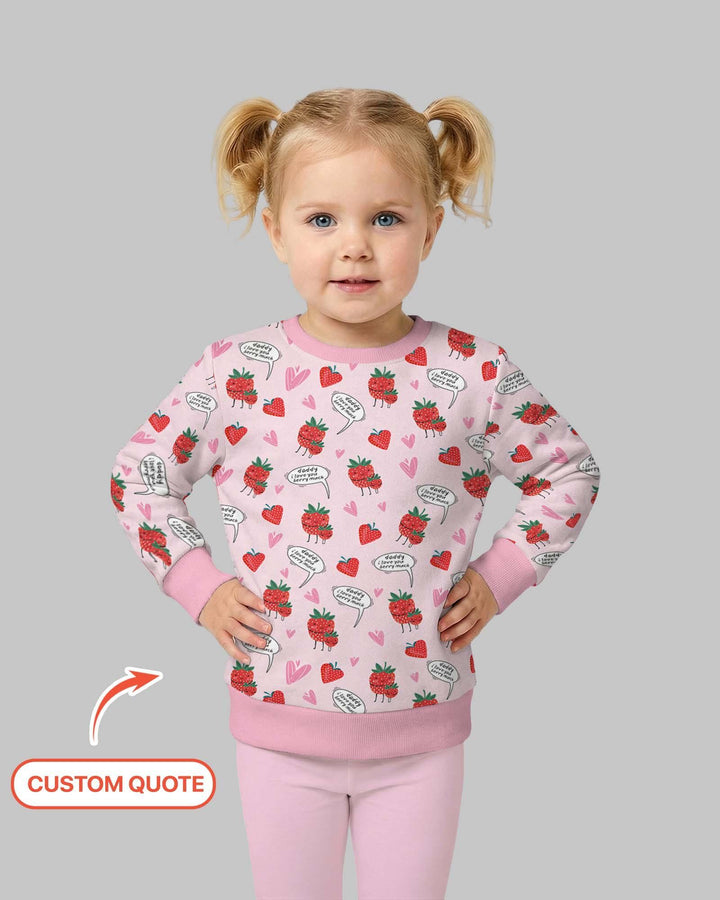I love you berry much Bamboo Crewneck Sweatshirt