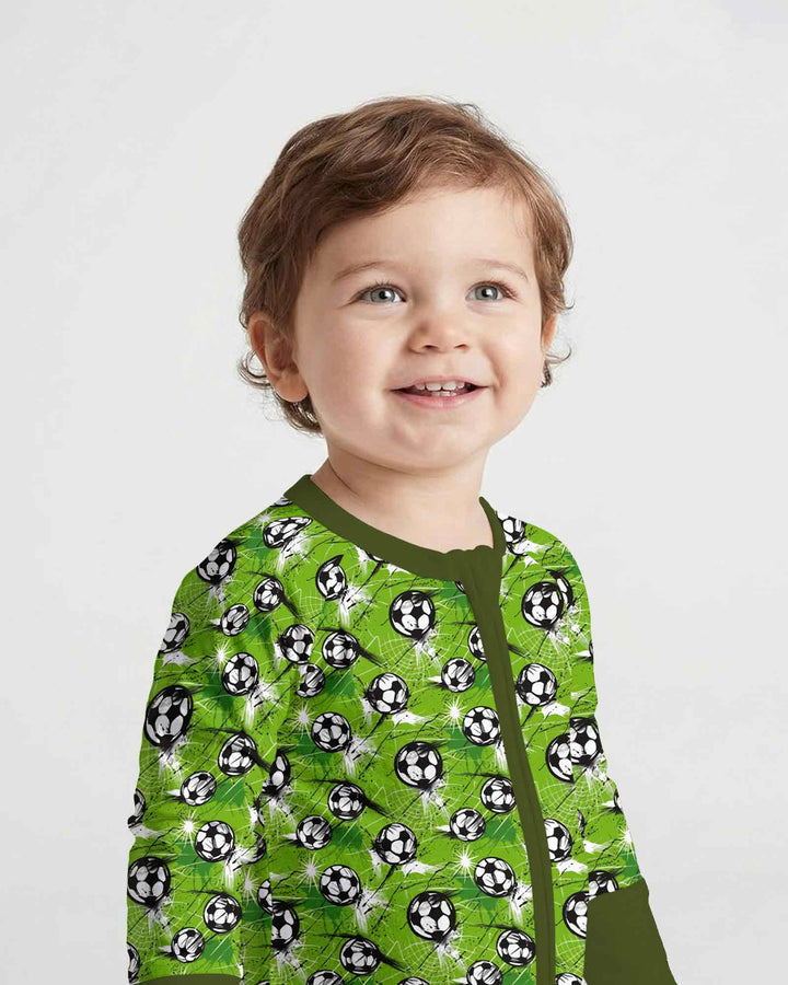 Green Soccer Energy Bamboo Convertible Zippy