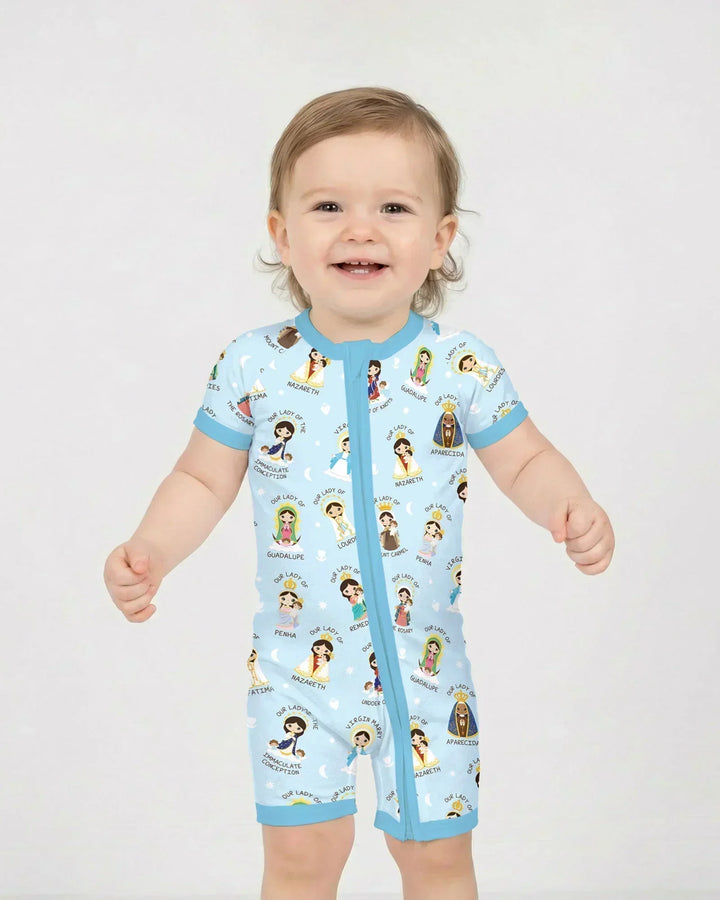 Little Marian Blessings Bamboo Shorty Zippy